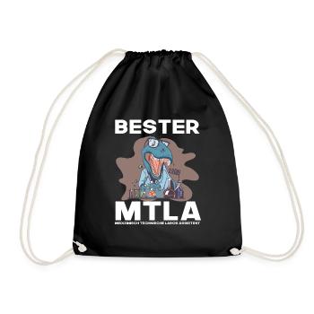 Bester MTLA, Labor assistent - Turnbeutel - Schwarz - Vorne