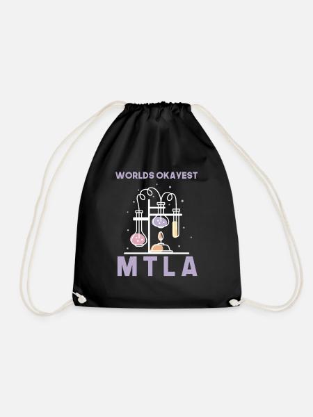 Worlds okayest MTLA labor design - Turnbeutel - Schwarz