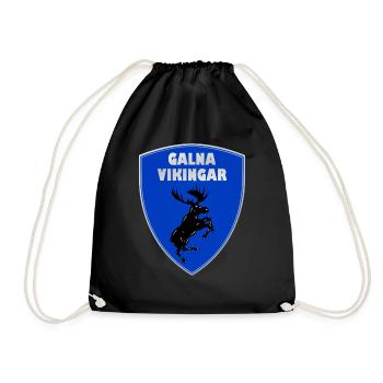 Galna Vikingar Verrückte Wikinger - Turnbeutel - Schwarz - Vorne