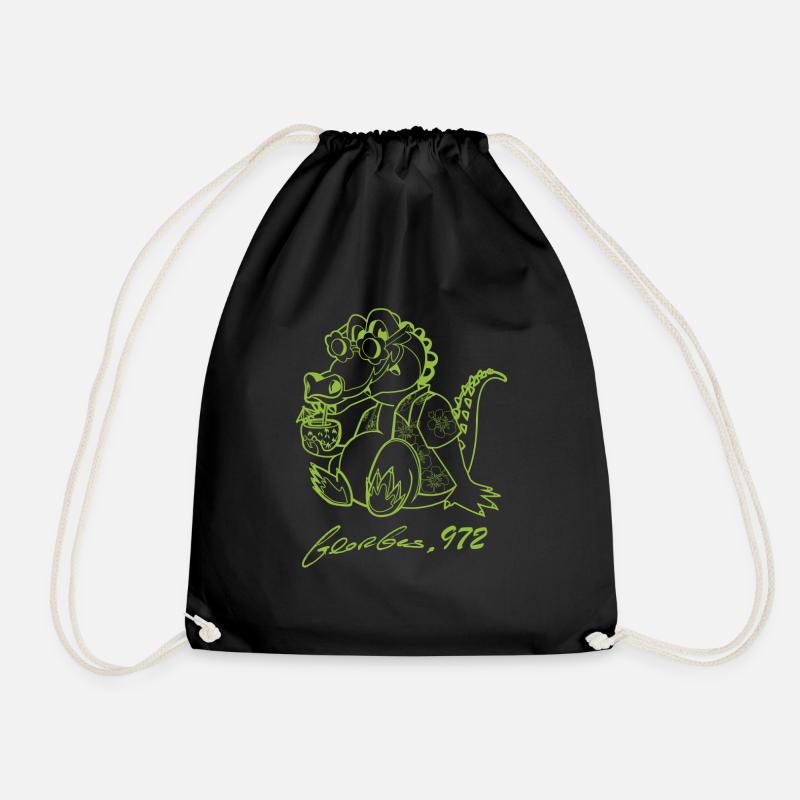 Georges Basic vert pomme - Sac de sport léger - noir