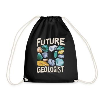 Carrière de futur géologue - Sac de sport léger - noir - Devant