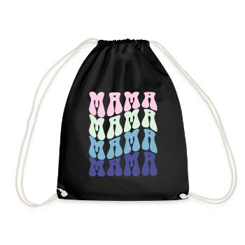 Mama - Turnbeutel - Schwarz - Vorne