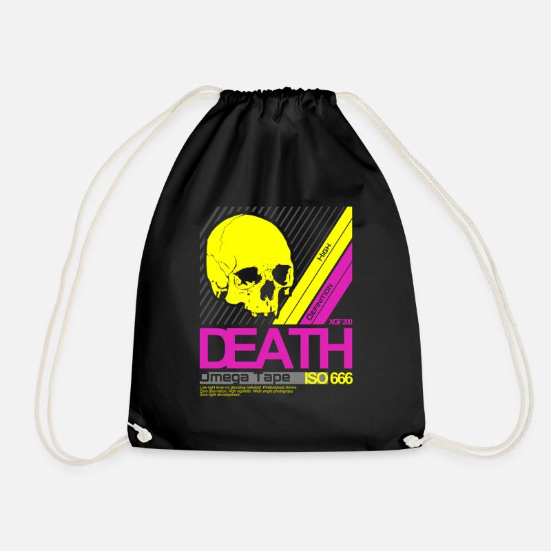 Death Omega Klebeband - Turnbeutel - Schwarz