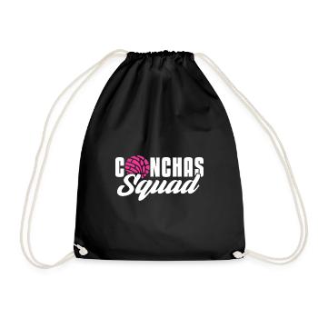 conchas squad Design for a enthusiast of mexican - Drawstring Bag - black - Front