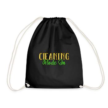 Femme de ménage Ménage - Sac de sport léger - noir - Devant