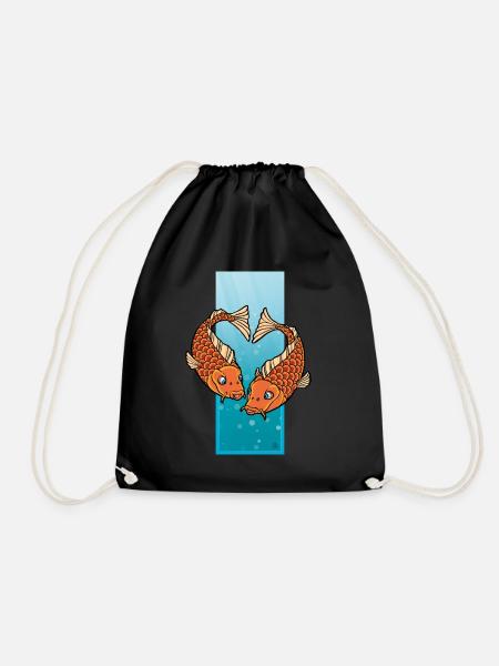 The Pisces-heart - Turnbeutel - Schwarz