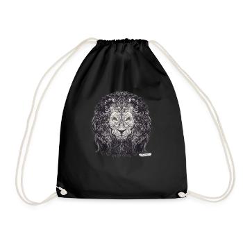 Leo Zodiac - Drawstring Bag - black - Front