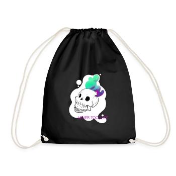 Conception de crâne collection streetwear Illustration - Sac de sport léger - noir - Devant