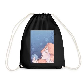Siren (Odiana) - Drawstring Bag - black - Front