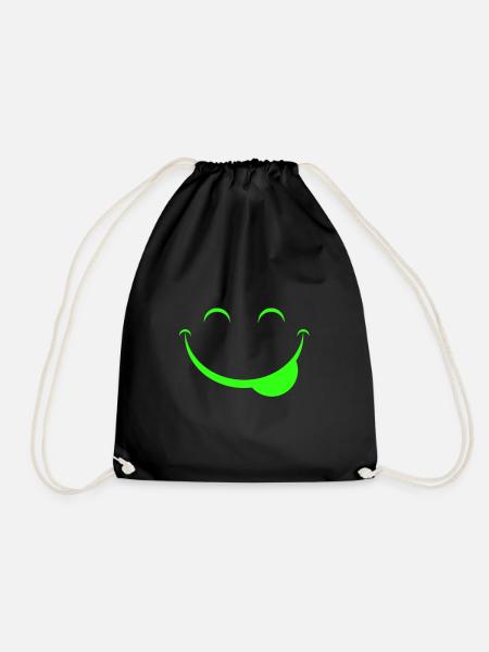 Drôle de visage - Sac de sport léger - noir