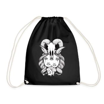 Satan's Twins From Hell - Drawstring Bag - black - Front