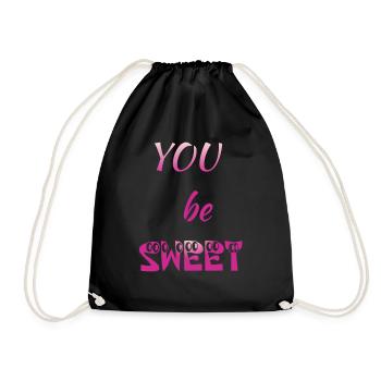 You be Sweet - Sac de sport léger - noir - Devant
