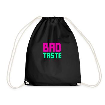 Bad Taste Party Motto outfit Fashion Neon Retro - Turnbeutel - Schwarz - Vorne