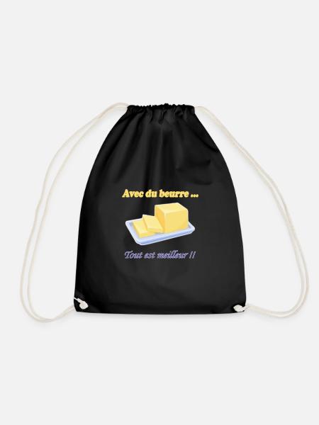beurre - Sac de sport léger - noir