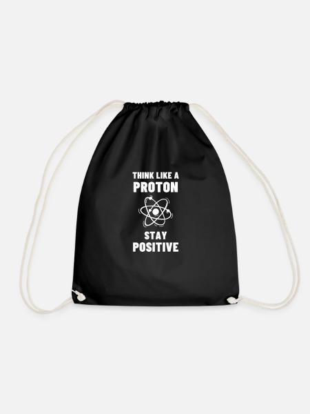 Wissenschaft Chemie Nerd Lehrer schule geschenk - Turnbeutel - Schwarz