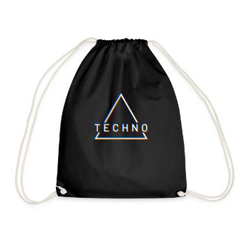 Techno - Sac de sport léger - noir - Devant