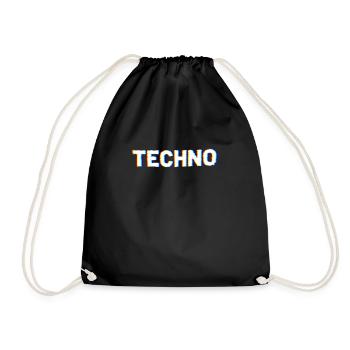 Techno - Sac de sport léger - noir - Devant