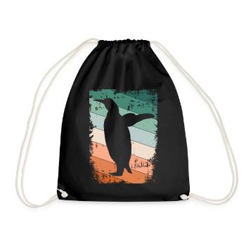 Pingouins - Sac de sport léger - noir - Devant
