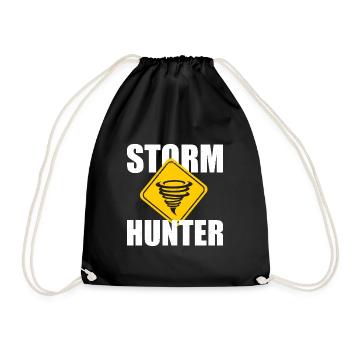 Sturm Jäger - Turnbeutel - Schwarz - Vorne