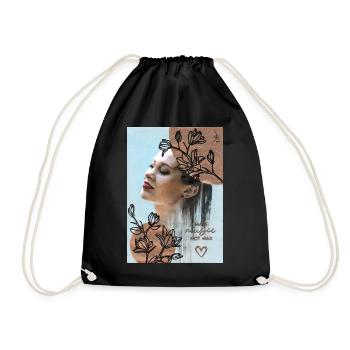Make Musik Not War - Turnbeutel - Schwarz - Vorne