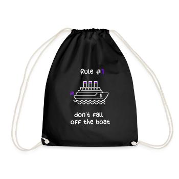 CRUISE SHIP - PURPLE CRUISE SHIP - Turnbeutel - Schwarz - Vorne