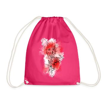 Bull/Dog - Turnbeutel - Fuchsia - Vorne