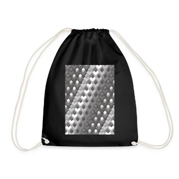 Dégradé de niveaux de gris Virage à gauche - Sac de sport léger - noir - Devant