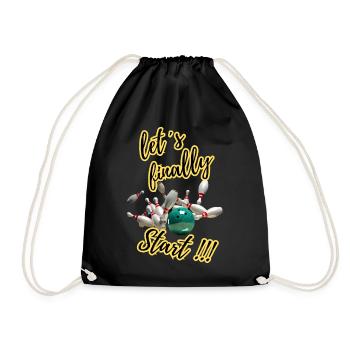 Frapper! - Sac de sport léger - noir - Devant
