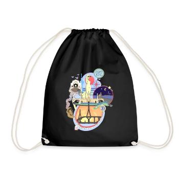 Cadix magique - Sac de sport léger - noir - Devant