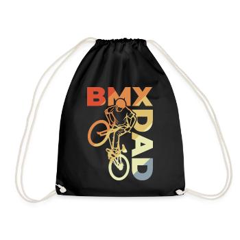 Papa BMX - Sac de sport léger - noir - Devant