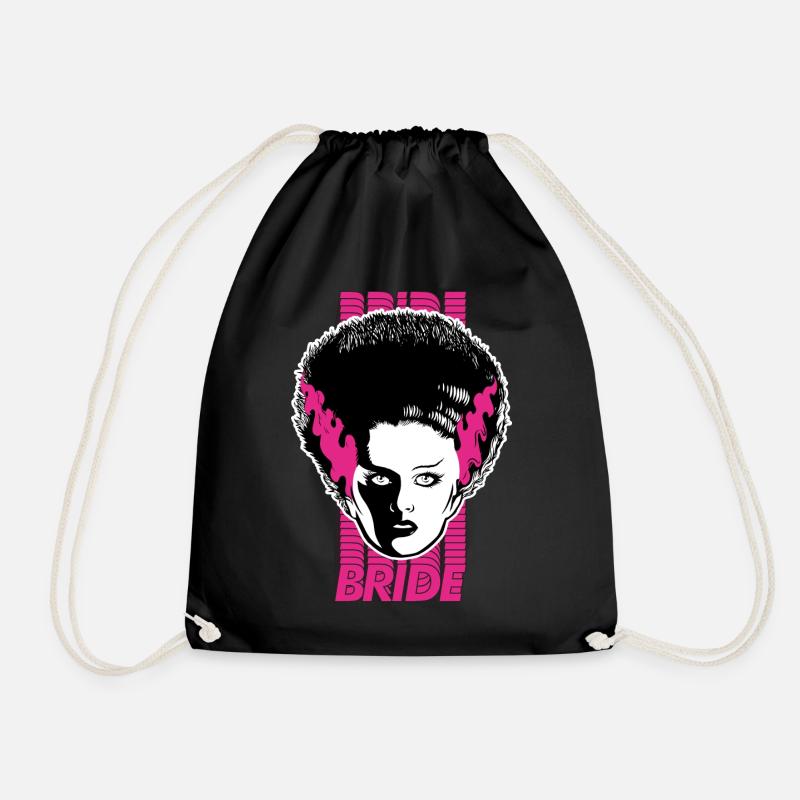 Universal Monsters Frankenstein`s Braut Pink - Turnbeutel - Schwarz