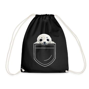 Phoque - Sac de sport léger - noir - Devant