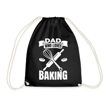 Papa qui aime cuisiner - Sac de sport léger - noir - Devant