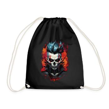 Apocalyptic Gamer Girl : survivre avec style - Sac de sport léger - noir - Devant