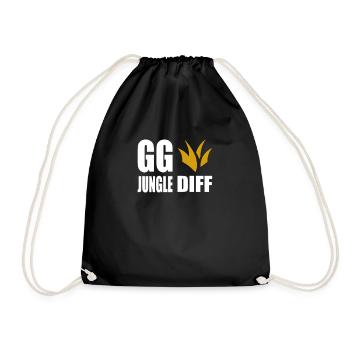 GG Jungle Diff Gamer Gaming - Sac de sport léger - noir - Devant
