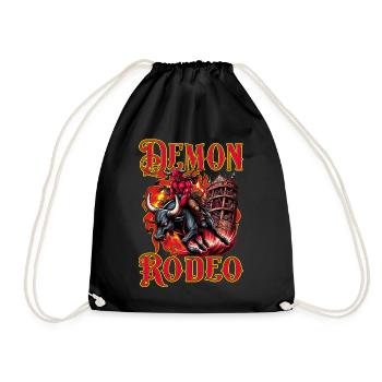 Rodeo Future Bull Rider Bull Riding Cowboy Démon - Sac de sport léger - noir - Devant