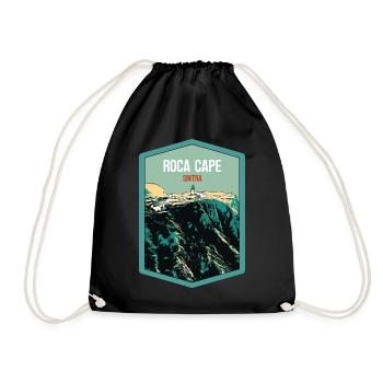 Illustration Cap de Roca, Phare, Portugal - Sac de sport léger - noir - Devant