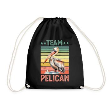 Pelican - Drawstring Bag - black - Front