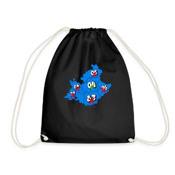 PACA Region - Drawstring Bag - black - Front