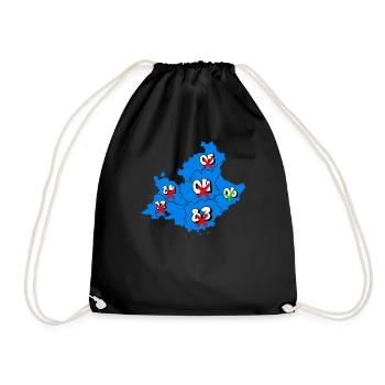 PACA Region - Drawstring Bag - black - Front