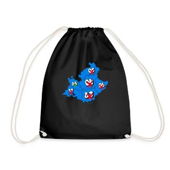 PACA Region - Drawstring Bag - black - Front