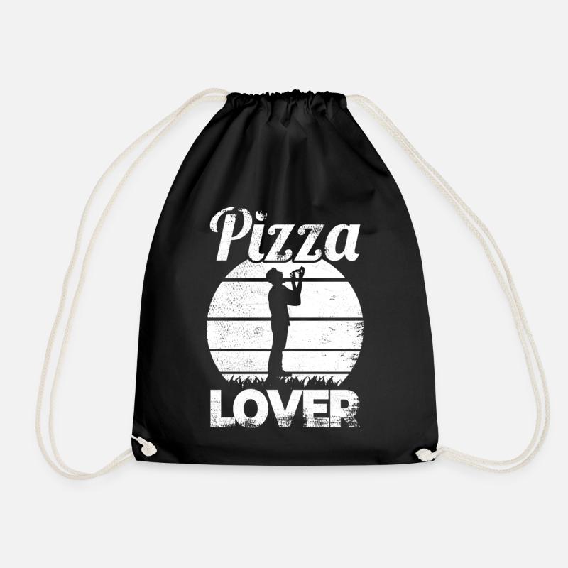Pizza Enthusiast - Turnbeutel - Schwarz