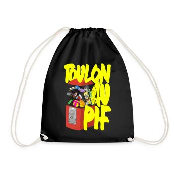 Toulon au Pif - Sac de sport léger - noir - Devant