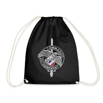 Insigne Commando Forces Spéciales France Graphique - Sac de sport léger - noir - Devant