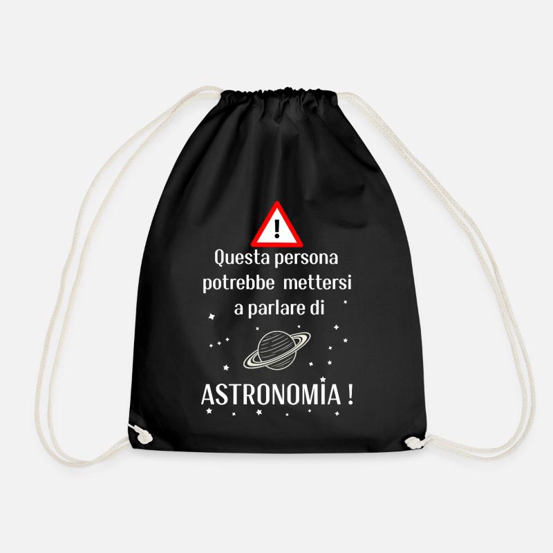 Astronomie-Enthusiast - Turnbeutel - Schwarz