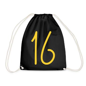 16 - Sac de sport léger - noir - Devant