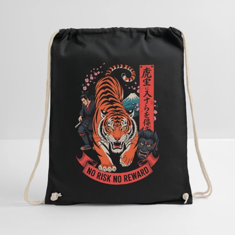 Design du Tiger Samurai Sans Risque Sans Récompense Sac de sport léger