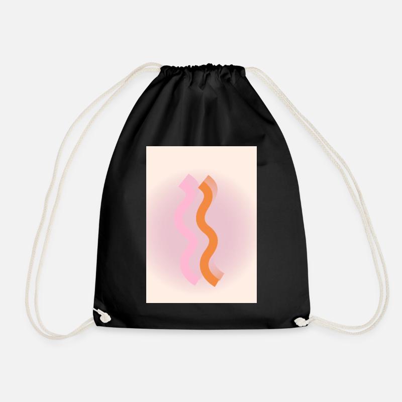 Lignes - Sac de sport léger - noir
