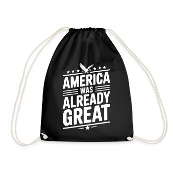 L’Amérique était déjà grande - Sac de sport léger - noir - Devant