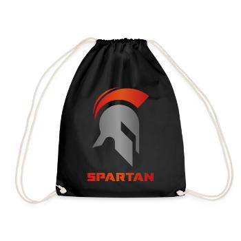 Spartan Warrior Gym - Turnbeutel - Schwarz - Vorne